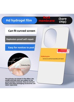 Generic For Vivo X200pro Mini Positioning Paste High-definition Hydraulic Film X100S Full Coverage Self-healing Mobile Phone Film-Color:Positioning Paste-HD Hydraulic Film (back Film)-Dimensions:vivoX100Spro/X100pro (bare)  - Image 1