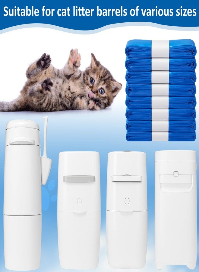 Marspark 2800 Pcs 23 ft Cat Litter Refills Bag Compatible with Litter XL Plus Standard Pail Extended Refills Bags 7 Layer 30 Months Use Time Enhanced Odor Control Waste Bags Cartridge Not Included - Image 4