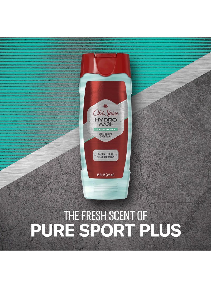 أولد سبايس غسول الجسم المائي المرطب للرجال بيور سبورت بلس 473 مل - Image 4