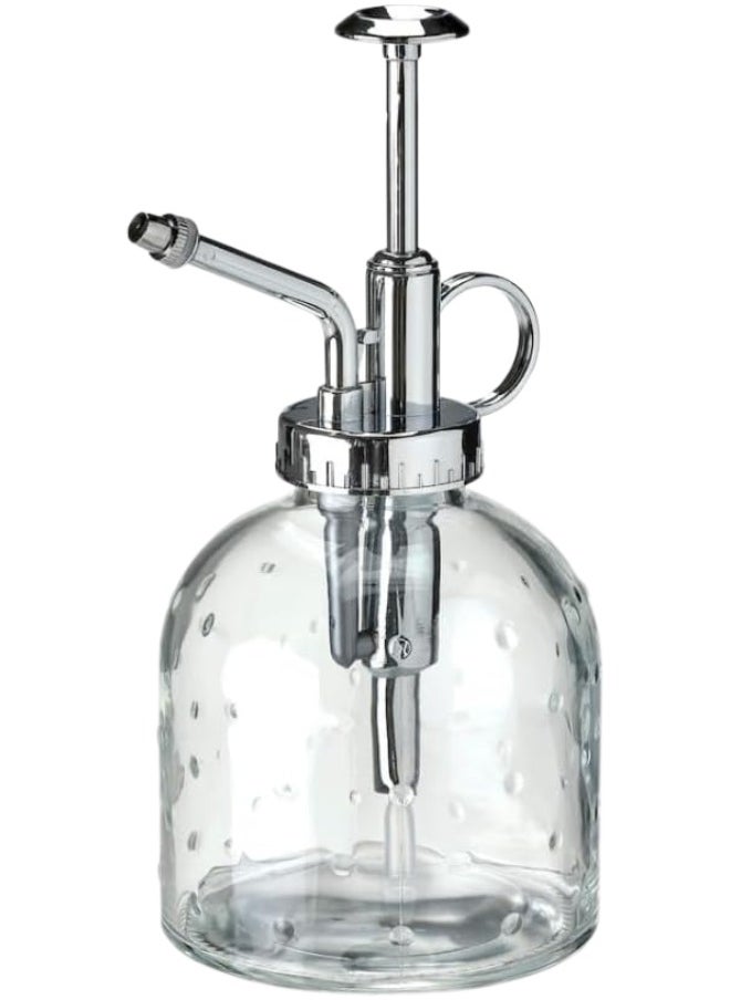 Generic Glass Plant Mister Spray Bottle, Vintage Plant Spritzer, Succulent Watering Bottle with Bronze Plastic Top Pump, Small Plant Sprayer Mister Watering Can for Garden Indoor Outdoor Live Plants  - Image 1