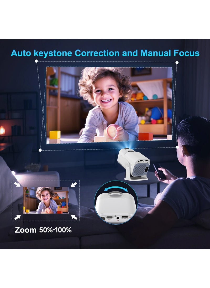 Mi VAZA Portable HD Projector - Support 4K - Smart Projector with 5G Dual-band Wifi and Bluetooth 5.0 - Mobile Home Theater - Compatible With Android/iOS/Windows/TV Stick/HDMI/USB  - Image 3