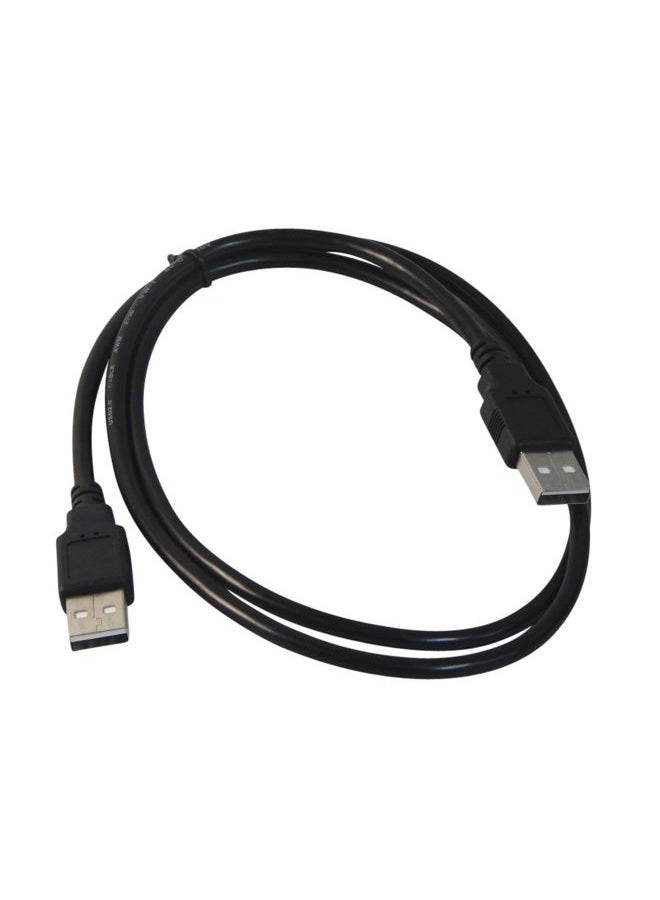 3 Foot Black USB 2.0 High Speed Male A to Male A Cable