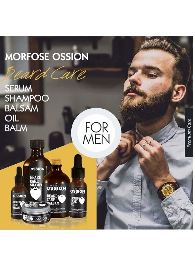 MORFOSE Ossion Beard Care Balsam, Promotes Healthy Hair Growth, Fuller, Longer and Thicker Beard, Alleviates Itches, Eliminates Beardruff, Enriched with Argan and bitter Almond Oil, 3.4 Ounce - Image 4