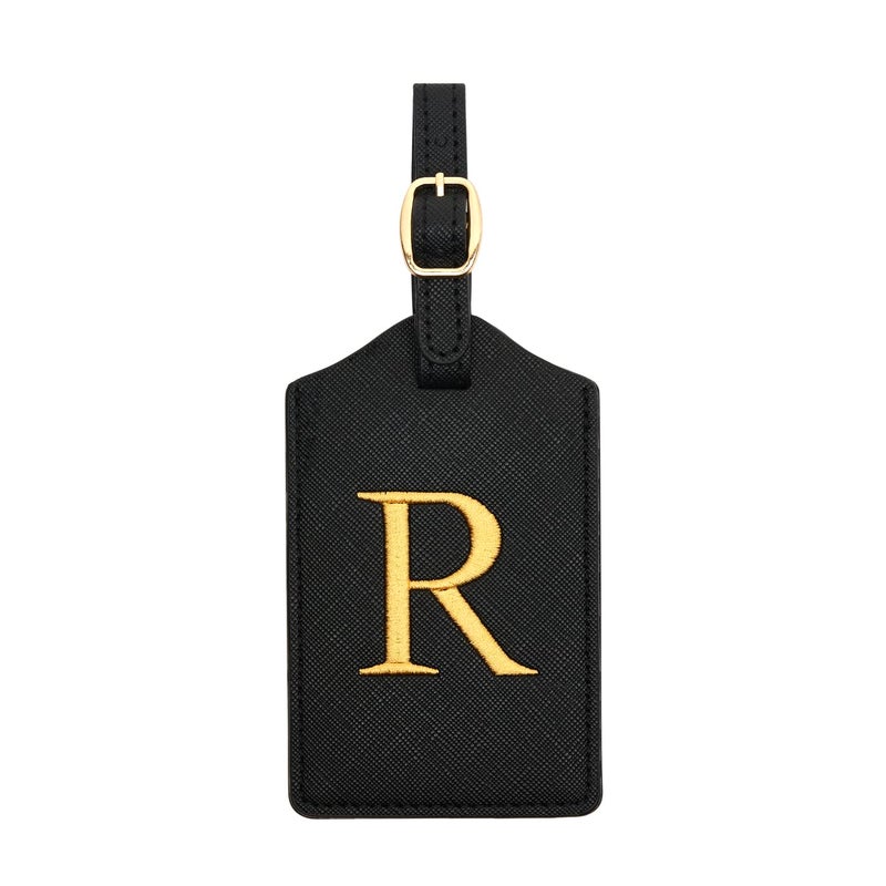 CHOIEO Luggage Tag PU Leather for Suitcase Baggage Handbag Travel Bag Label Suitcase Tag Label Tag w Name Card  Privacy Cover R