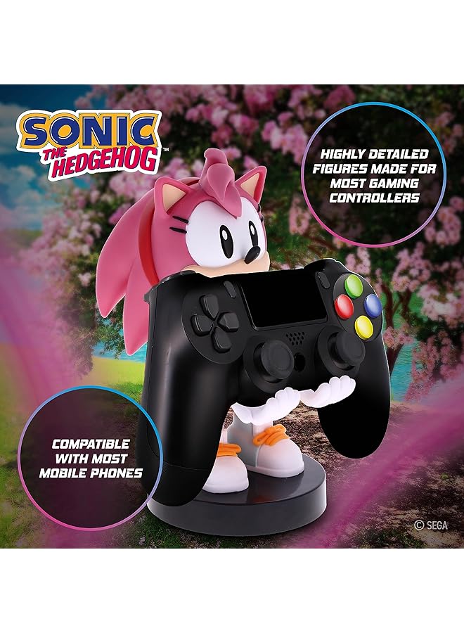 Cable Guys Exquisite Gaming Sega Amy Rose Original Mobile Phone & Gaming Controller Holder Device Stand Cable Guys Sonic The Hedgehog Licensed Figure - Image 4