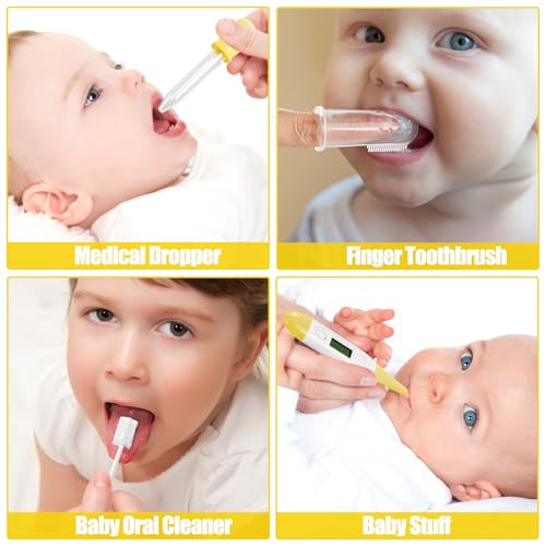 POPYJAN Baby Healthcare and Grooming Kit for Newborn Kids, 31PCS Upgraded Safety Baby Care Kit, Newborn Nursery Health Care Set, Baby Care Products (Yellow) - Image 3