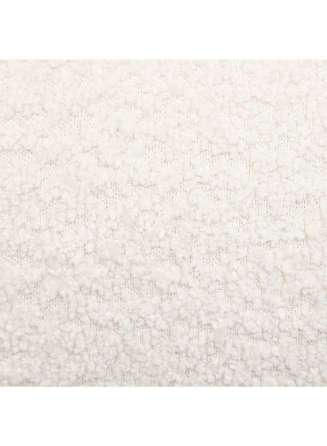 atmosphera Soana Bouclette Rectangular Shaped Cushion Ivory 30 x 50cm 204404A - Image 4