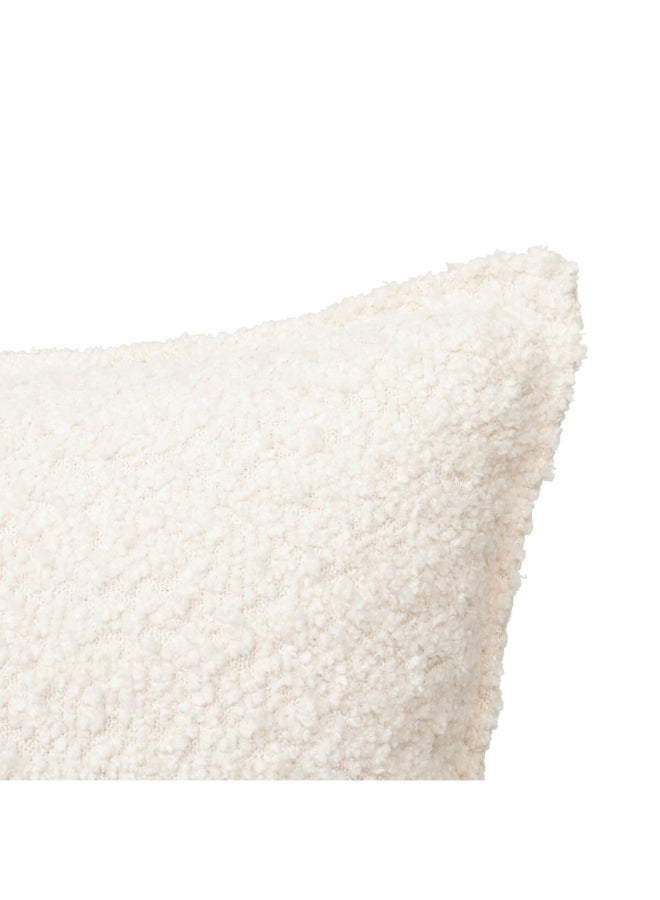 atmosphera Soana Bouclette Rectangular Shaped Cushion Ivory 30 x 50cm 204404A - Image 2