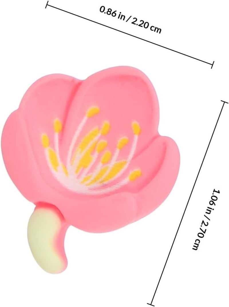 Operitacx 20 Pcs Flower Push Pins Decorative Thumbtacks Multi-Function Small Cute Push Tacks for Bulletin Boards Photo Walls Office School Use - Image 2