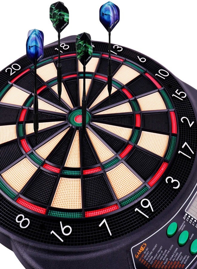WIN.MAX Electronic Dart Board Soft Tip Dartboard Set LCD Display with 12 Darts 100 Tips Power Adapter - Image 2