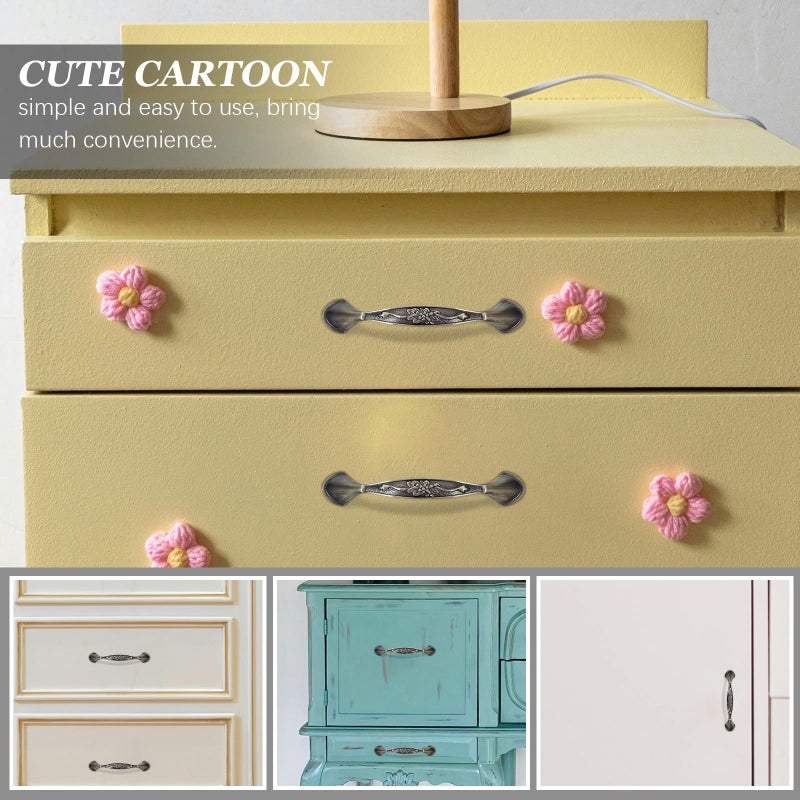 Antique Vintage Zinc Alloy Cabinet Handles For Kitchen Wardrobe Furniture Pulls - Image 4