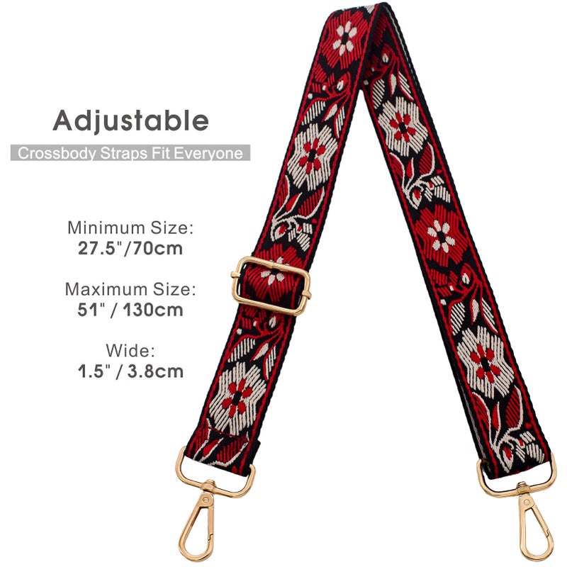 ROYGBCP Shoulder Straps Adjustable Purse Strap - Universal Replacement for Women's Crossbody Bags and Totes - Image 3