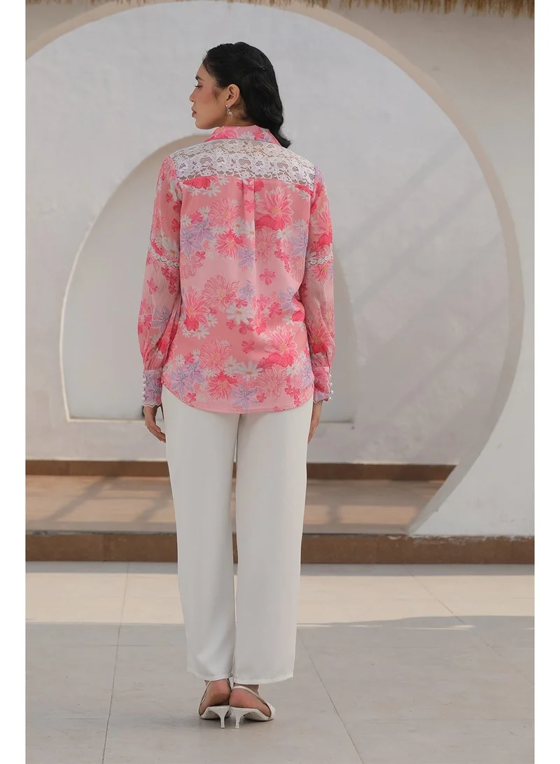 Luxe & Hardy طقم لوكس آند هاردي سيليست ليس المنسق - وردي