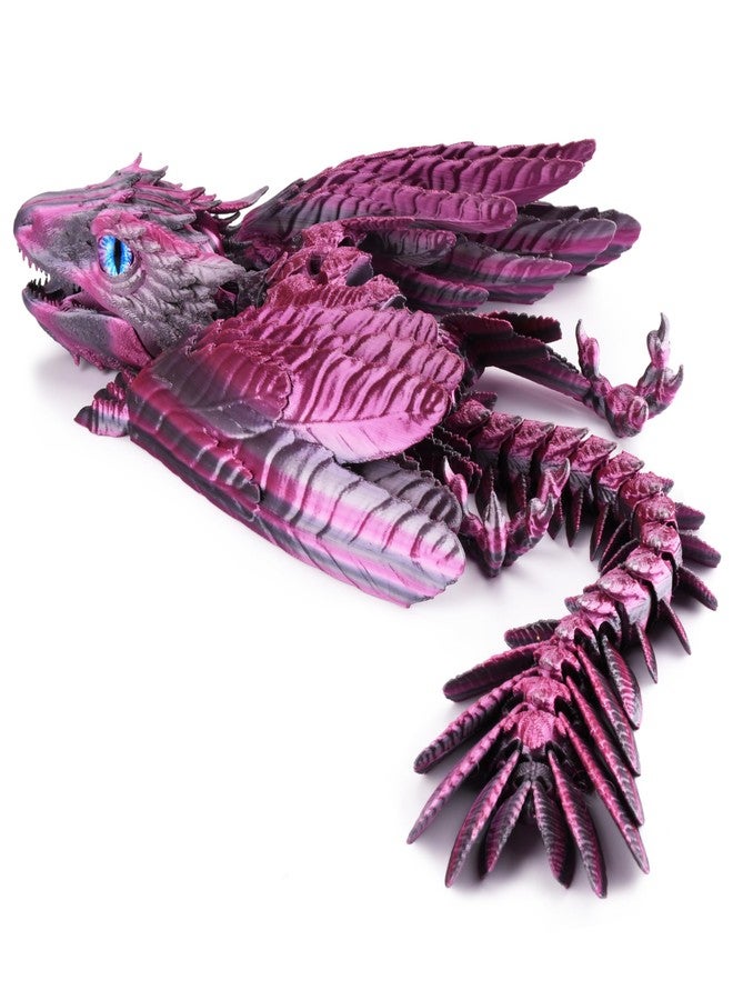Guwewu Feathered Wyvern Dragon, 3D Printed Dragon, Articulated Dragon, Fidget Dragon, 3D Printed Toys, Desktop Pet (Stellarscale) - Image 1