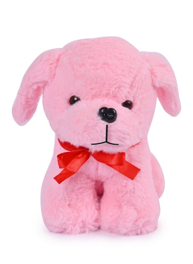 Besties Sitting Cute Dog Stuffed Toy Car Soft Toys Stuffed Toys Cute Simulation Doll Collection Stuffed Puppy Animals Toy Purify The Air Kid Toy For Vehicle (Pink)  - Image 1