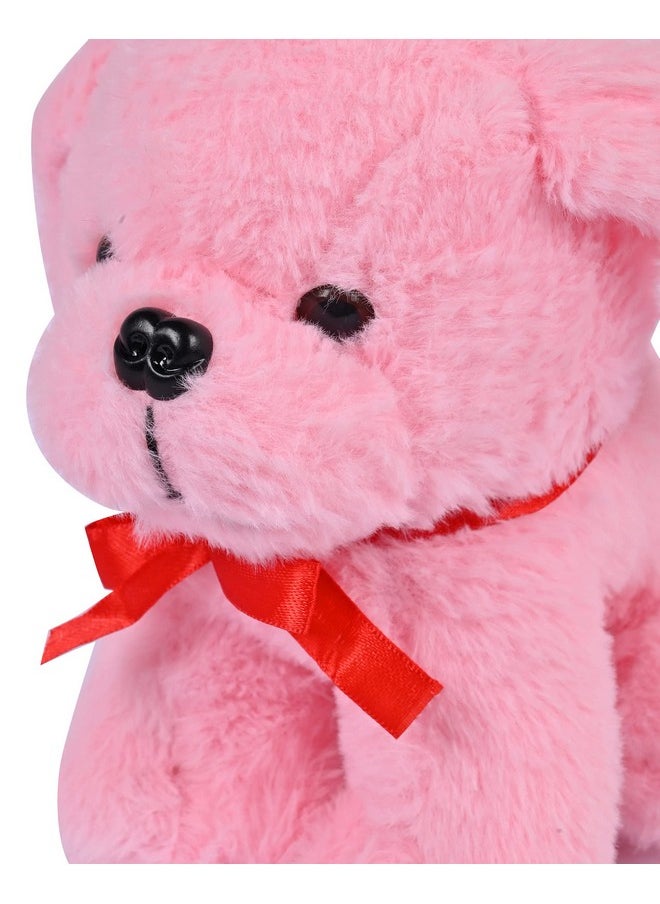 Besties Sitting Cute Dog Stuffed Toy Car Soft Toys Stuffed Toys Cute Simulation Doll Collection Stuffed Puppy Animals Toy Purify The Air Kid Toy For Vehicle (Pink)  - Image 4