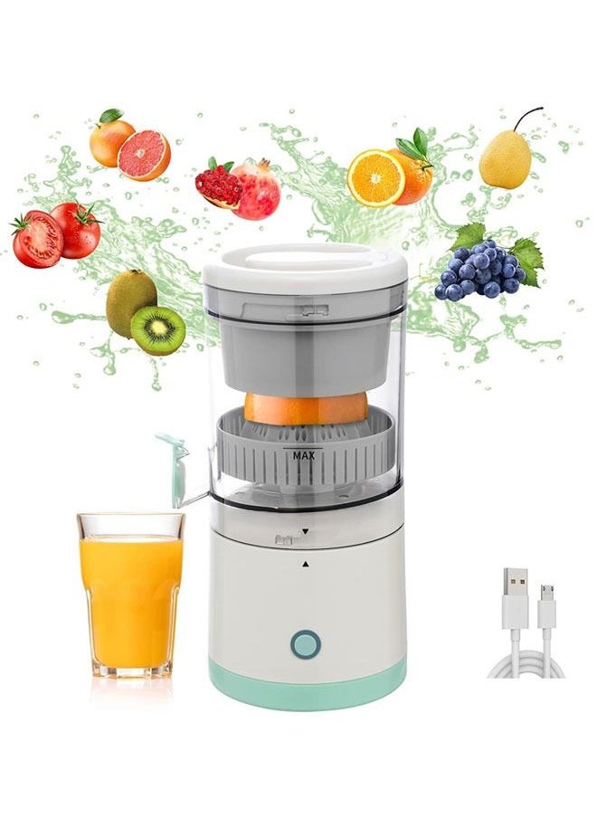 Arabest Electric Citrus Juicer, Hands-Free Portable USB Charging Powerful Electric Juicer Cordless Fruit Juicer, Multi functional 1-Button Easy Press Lemon Orange Squeezer Machine for Kitchen  - Image 1