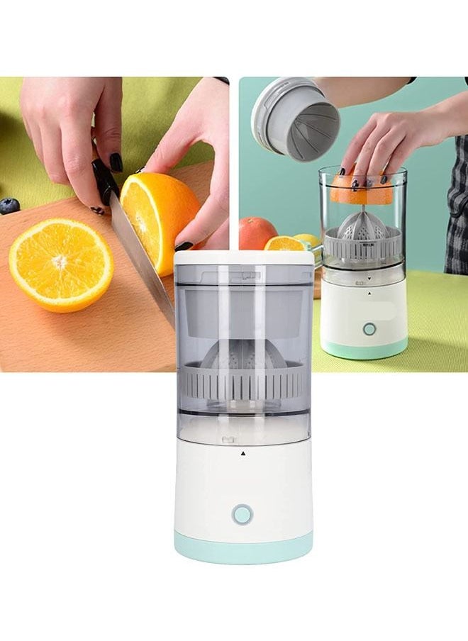 Arabest Electric Citrus Juicer, Hands-Free Portable USB Charging Powerful Electric Juicer Cordless Fruit Juicer, Multi functional 1-Button Easy Press Lemon Orange Squeezer Machine for Kitchen  - Image 4