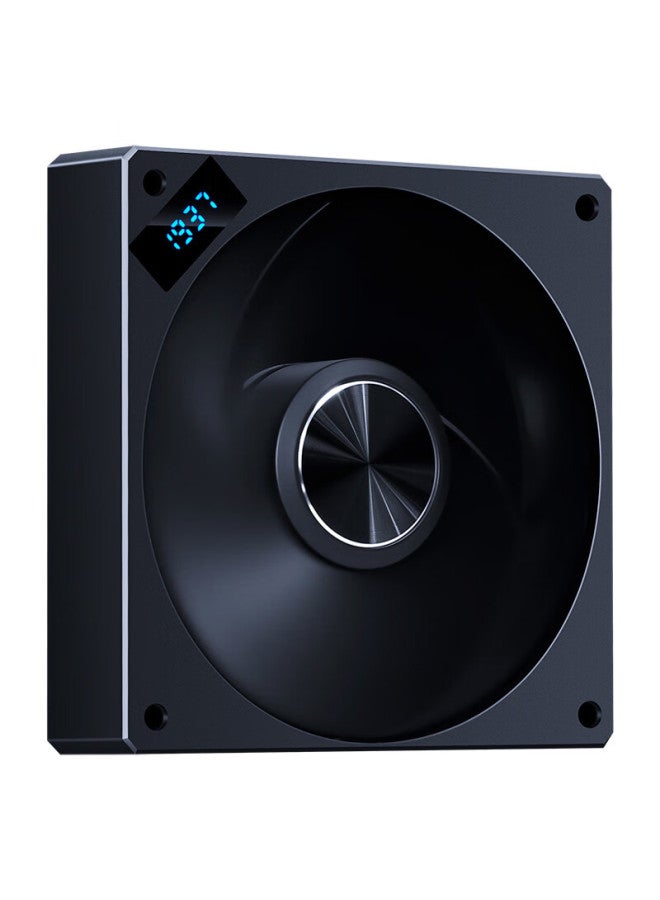 Sama Black Hole 12cm Pc Case Cooling Silent Fan No Light/speed Display/30mm Thickness/79.99 Airflow/pwm Intelligent Speed Control/hydraulic/standard Shock Absorption Pad - Image 1