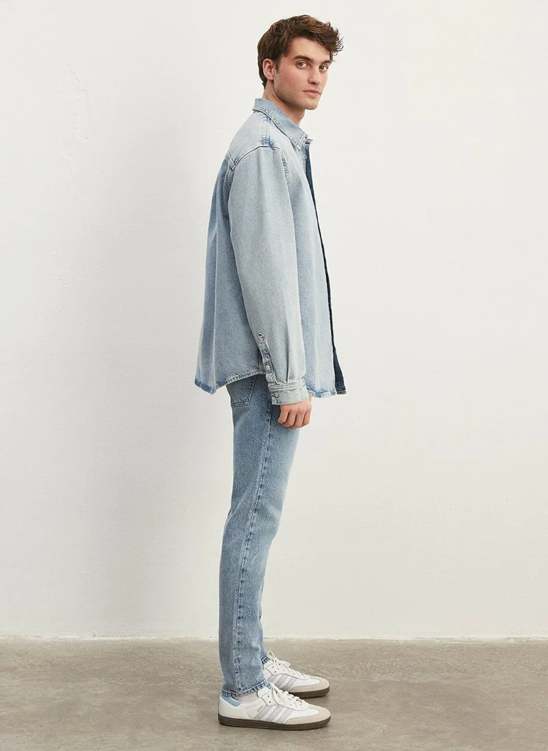 MAVI DILLON Faded Blue Denim