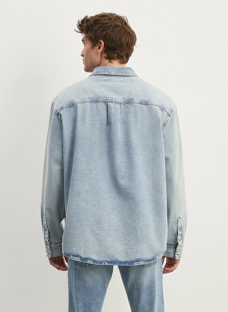MAVI DILLON Faded Blue Denim