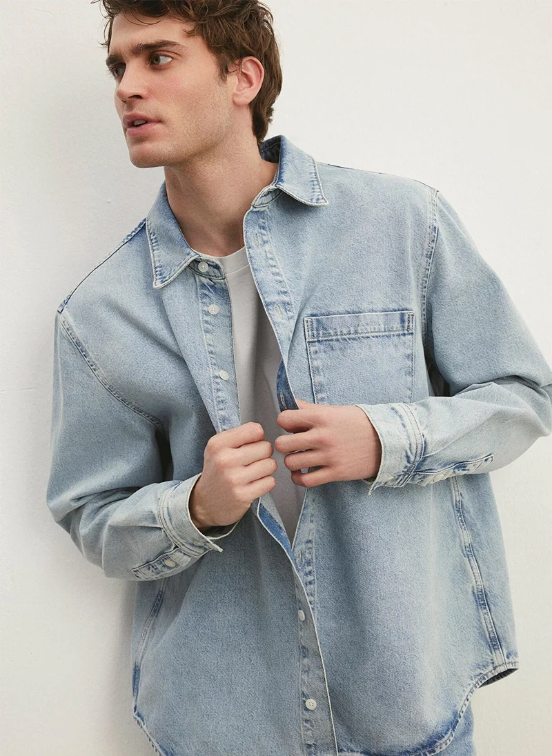 مافي DILLON Faded Blue Denim