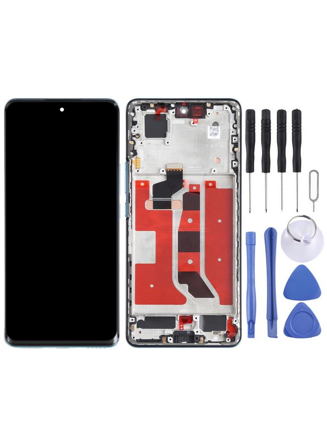 erorex Replacement Original OLED LCD Screen for Honor 50 Digitizer Full Assembly with Frame Green - Image 2