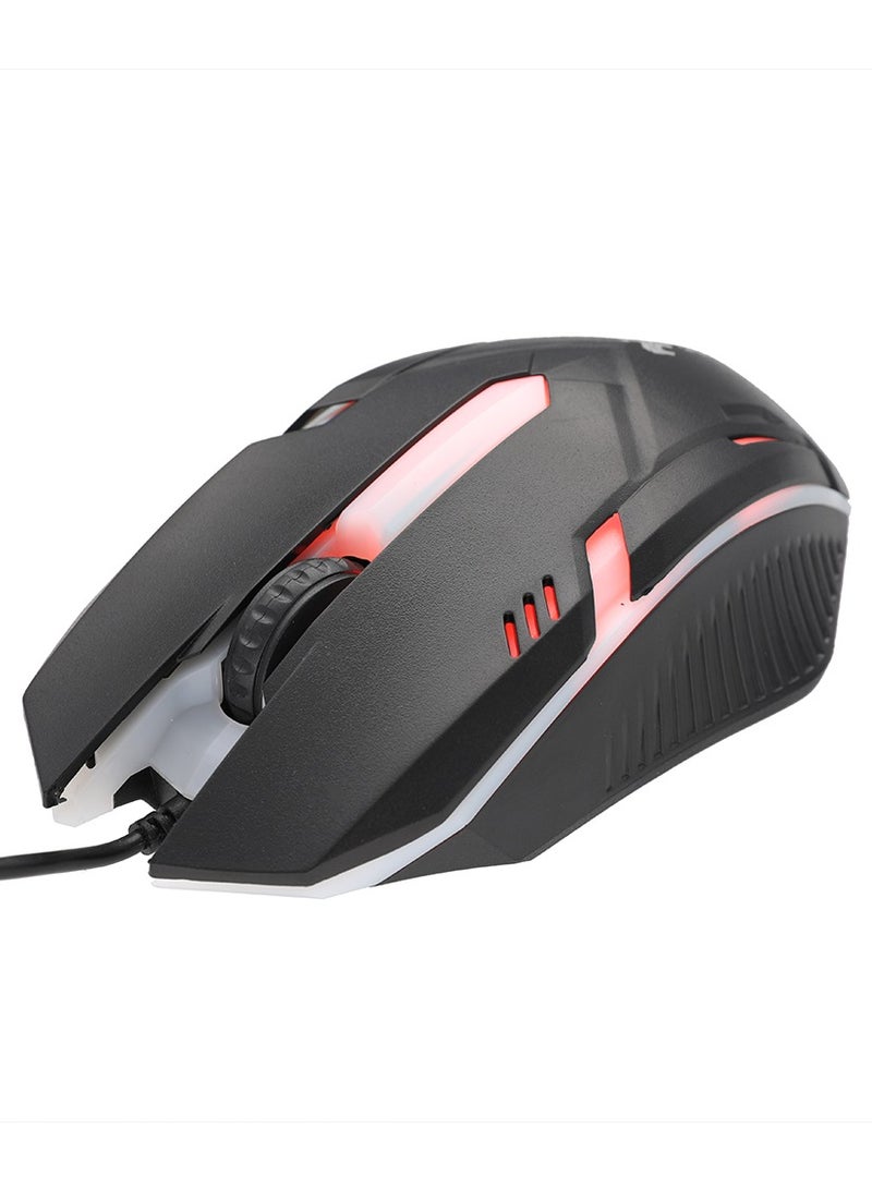 LOG مجموعة لوحة المفاتيح والفأرة LOG LK182T للألعاب، لوحة مفاتيح سلكية مقاومة للماء مع مفاتيح معلقة وفأرة ألعاب بصرية - Image 5