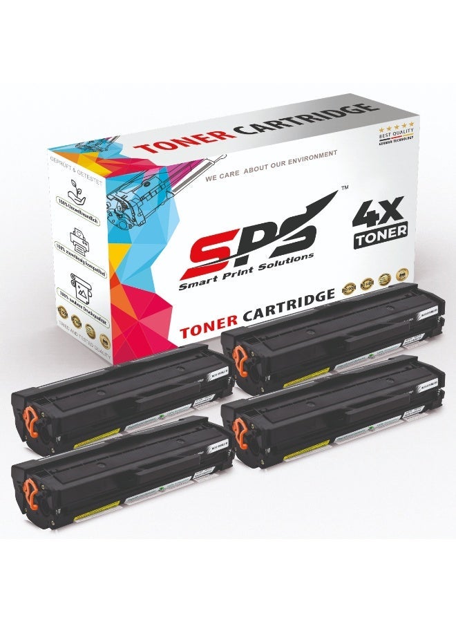Smart Print Solutions SPS Compatible Toner Cartridges for Samsung - MLT-D101S | 4x Black | Yield Upto 1,500 Pages - Image 1
