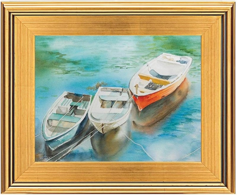 Creative Mark Plein Air Wooden Picture Frame - 9X12 Gold - Image 2