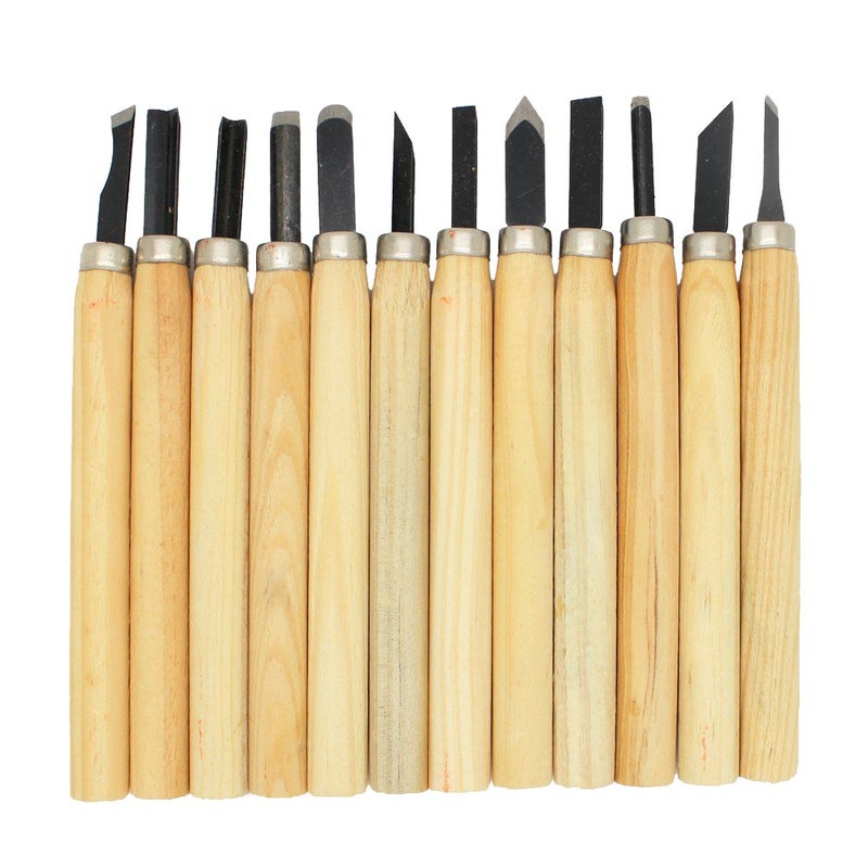 Futaba Wood Carving Chisels set 12 Pcs - Image 2