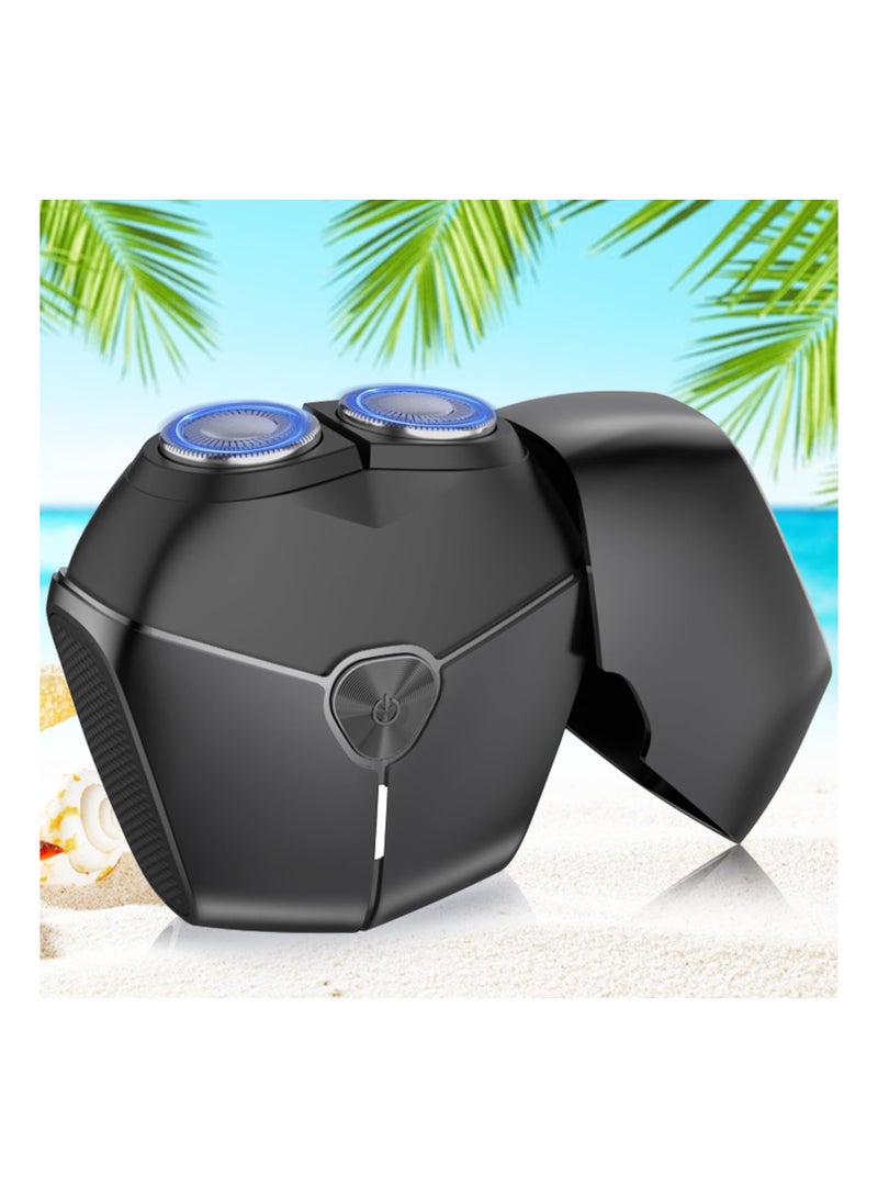 XiuWoo Mini Electric Shaver for Men Face, Portable Travel Pocket Razor Type C Small Waterproof & Washable USB Home,Car,Travel,Gift - Image 1