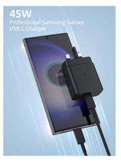 Generic 45W USB C Charger,Super Fast Charger for Samsung Galaxy S24 Ultra/S23+/S23/S22 Ultra/S21/S20/S20 Ultra/Note 20/Z Fold 6/Flip6/Tab S10+/S10 Ultra/S9+/S8/S7 /, PPS Charger 3.0 USB C Plug with 1.2M Type C Cable  - Image 5