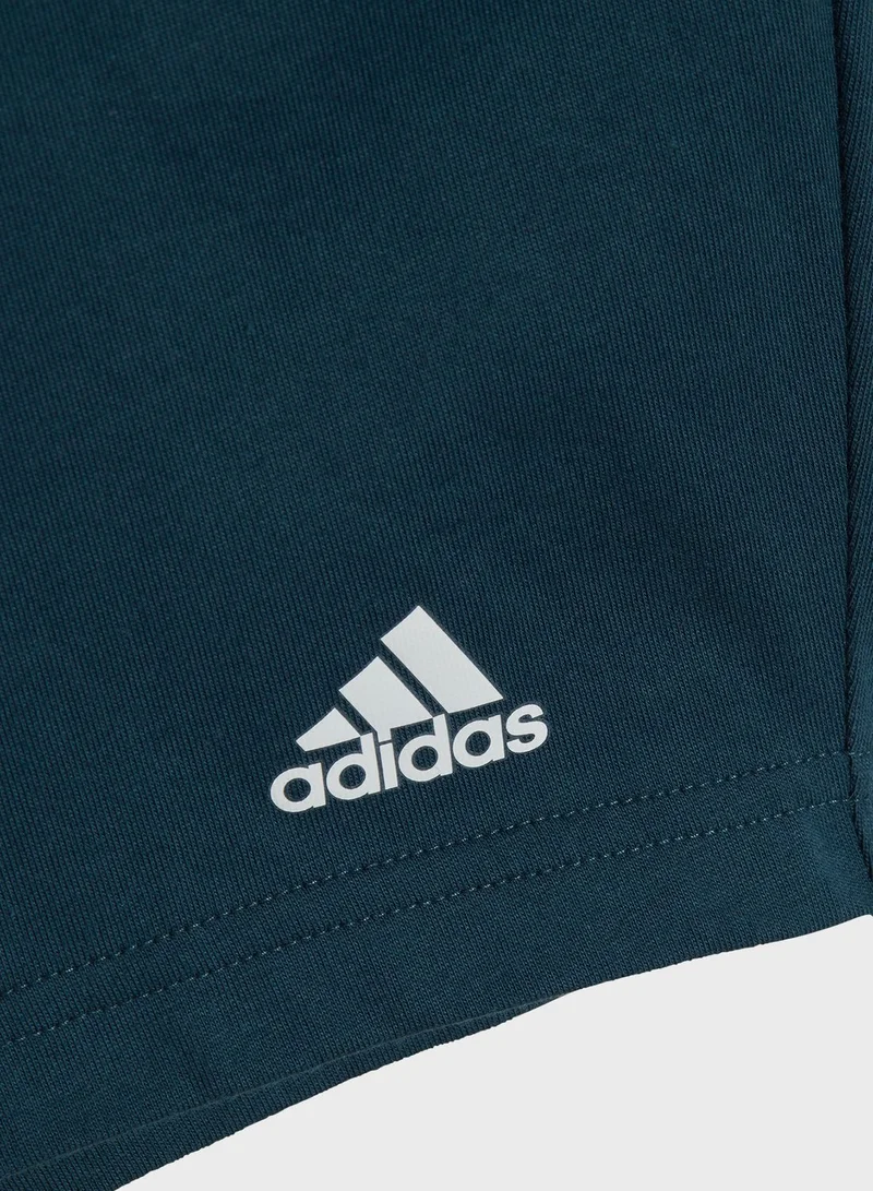 Adidas Essentials Organic Cotton Tee And Shorts Set