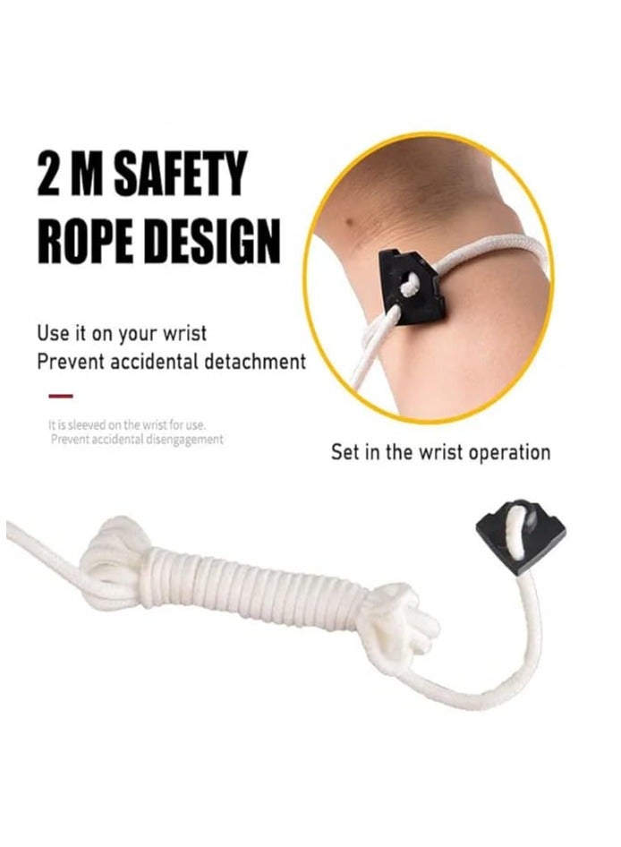 ممسحة غسيل النوافذ، فرشاة مغناطيسية، منظف زجاج منزلي قوي للغاية مزدوج الجوانب، أداة فرشاة تنظيف النوافذ المغناطيسية، منظف النوافذ مزدوج الجوانب للنوافذ من 3 إلى 8 مم مع تصميم مقبض مريح - Image 2