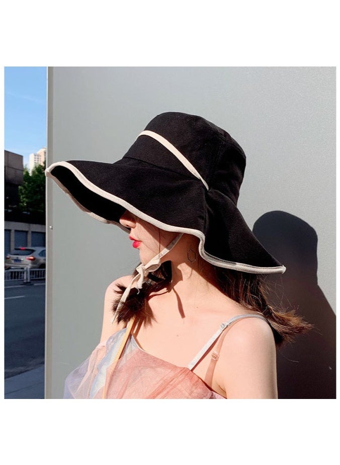 Double-sided sunshade large brim sunscreen fisherman's hat - Image 3