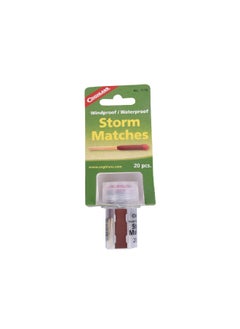 Coghlan's Sturdy Plastic 20-Piece Storm Matches Set Burgundy 13.7 x 6.17 x 2.74 cm 1170  - Image 1