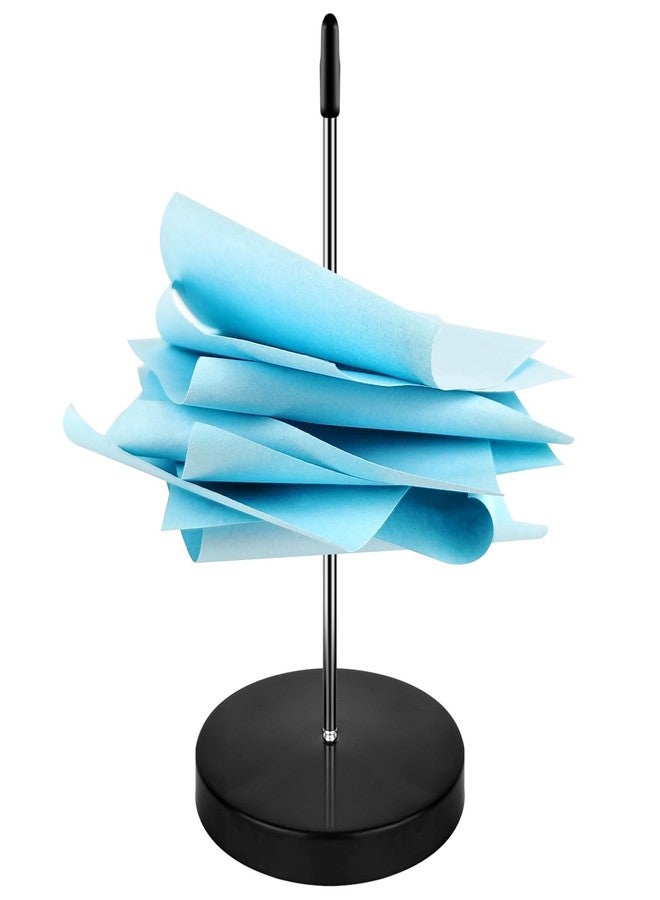 CHTUGEM 1 Pack Ticket Spike, Metal Bill Holder, Straight Rod Spike, Reliable Receipt Holder Spike for Organizing Tickets, Bills, and Notes in Restaurants, Offices, and Hotels (Black) - Image 4