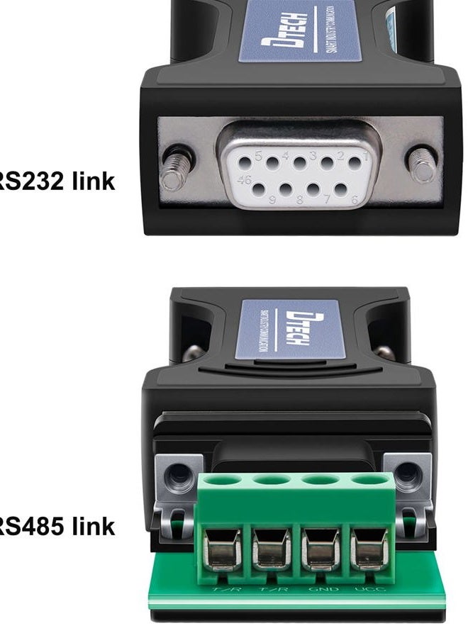 DTech Port-Powered RS232 to RS485 Converter Adapter for Industrial Long Haul Serial Communication Supports 600W Anti-surge and 15KV Static Protection - Image 4