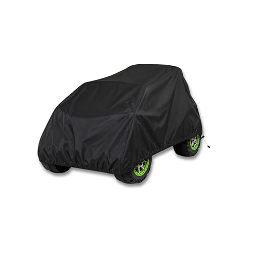KHOOBREZ Polyester Waterproof, Indoor and Outdoor Kids Car Cover for Electric Battery Powered Children Wheels Toy Vehicles - Universal Fit KCC(Black) - Image 1