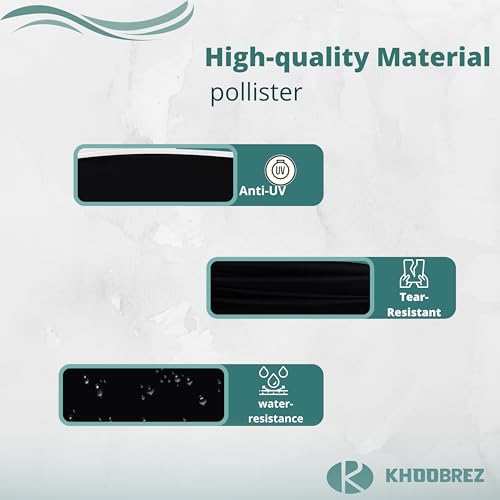 KHOOBREZ Polyester Waterproof, Indoor and Outdoor Kids Car Cover for Electric Battery Powered Children Wheels Toy Vehicles - Universal Fit KCC(Black) - Image 4