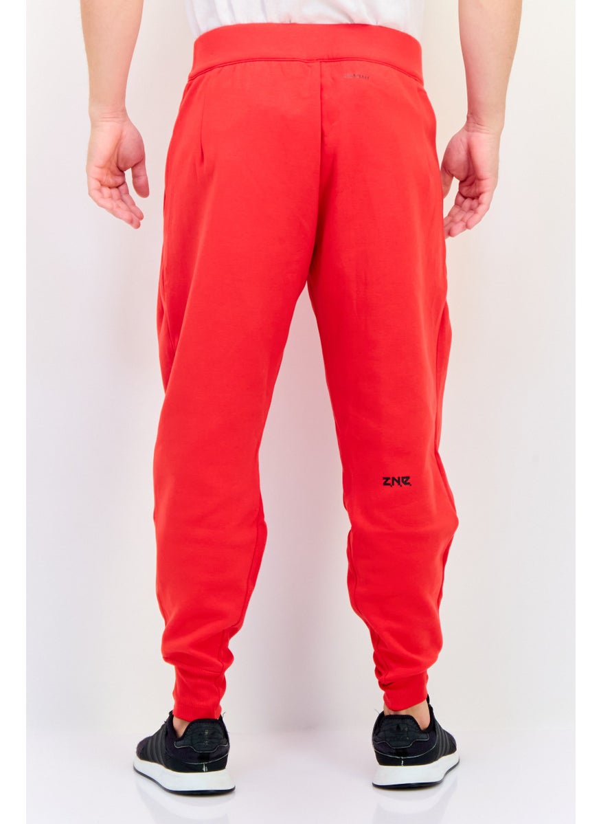 Adidas Men Regular Fit Outdoor Sweatpants, Red  - Image 3