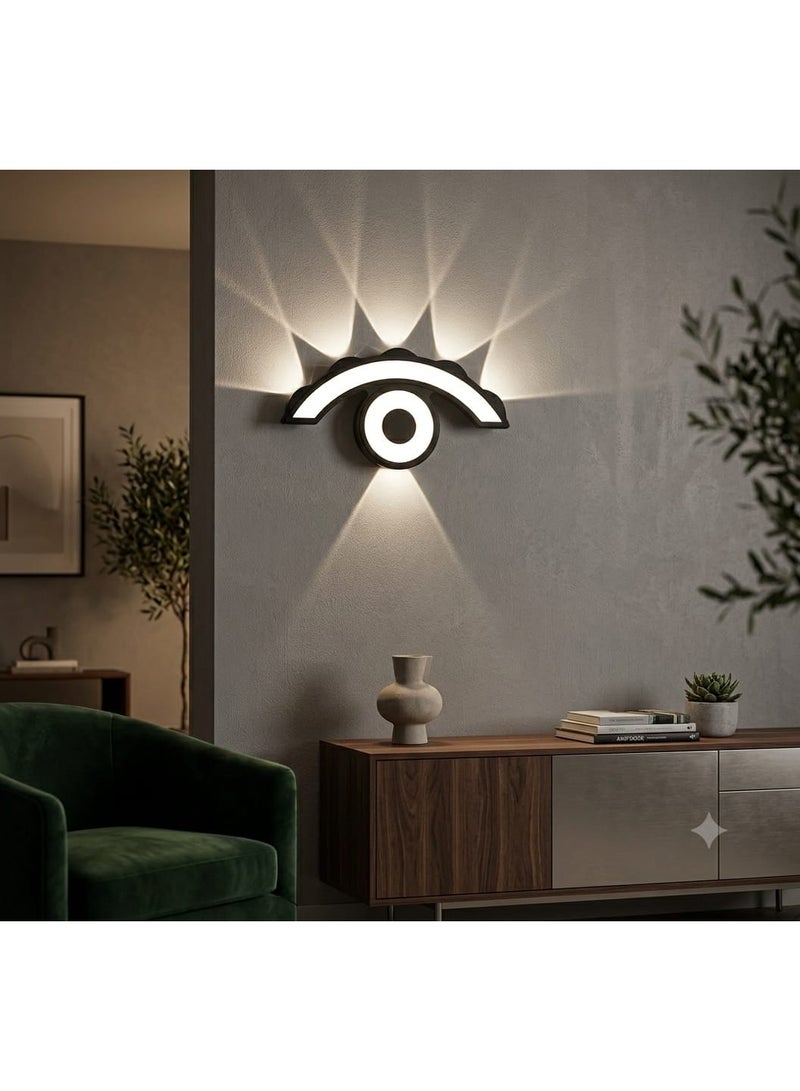 Modern LED Wall Sconce with Iconic Eye Design