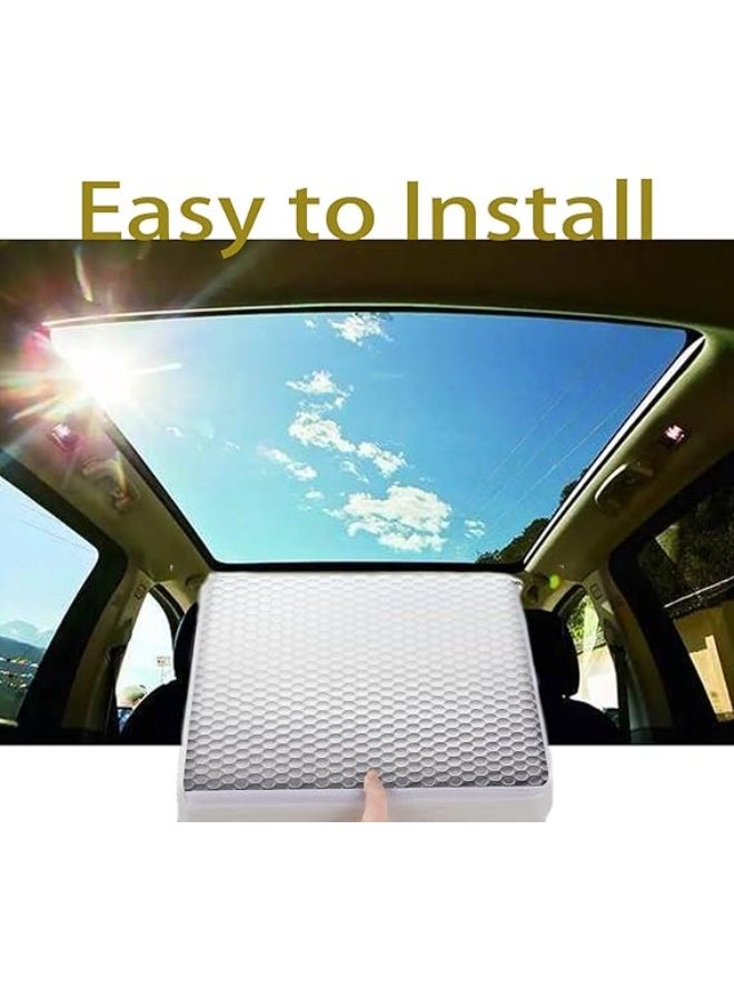 Peaoop 2 Pack RV Vent Insulator RV Skylight Cover with Reflective Surface Universal Camper Skylight Shade for Vent Inside Camper Trailer (2 pack 14 * 14 * 3") - Image 3