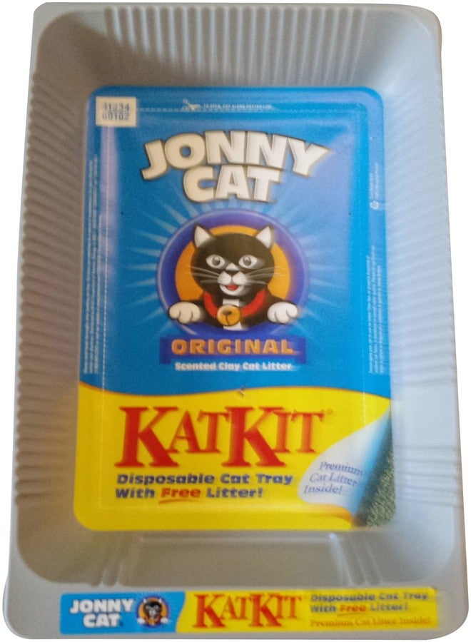 Jonny Cat KatKit Disposable Cat Tray with Free Litter - Image 1