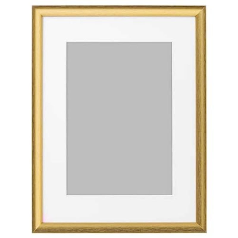 Picture Frame with Matt Metal-like Finish, Plastic Front Protection, Multiple Sizes for Wall Decor 30x40 cm 11 ¾x15 ¾ - Image 1
