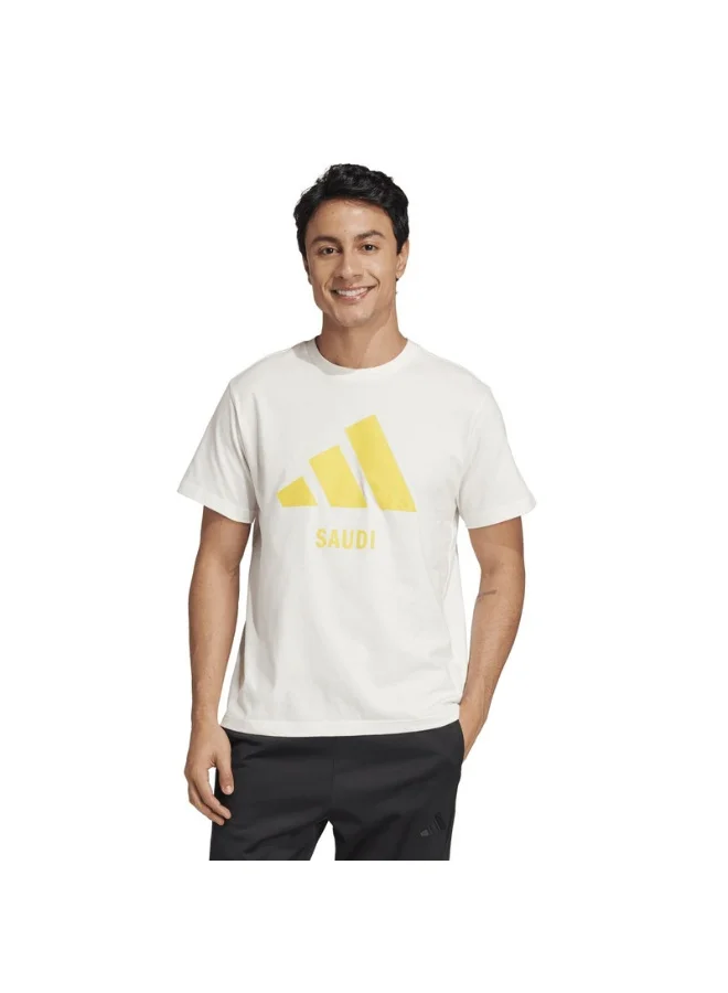Adidas adidas SAUDI TEE White Training T-SHIRTS for Unisex - 3XS