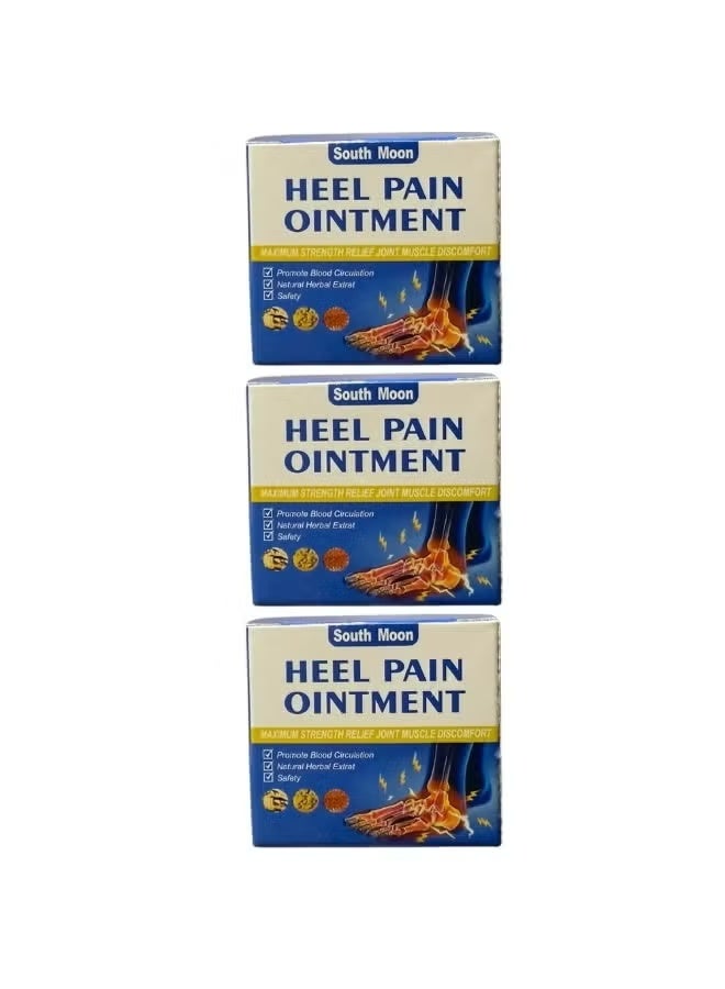 SOUTH MOON Heel Pain Ointment 50gm 3 Pieces