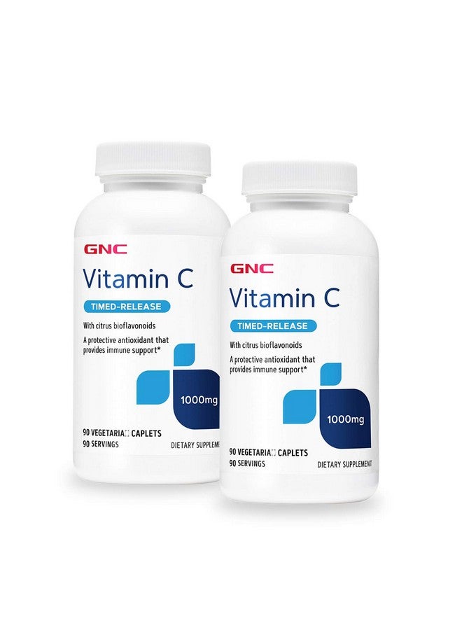 GNC Vitamin C Time-Released 1000mg - Twin Pack - Image 1