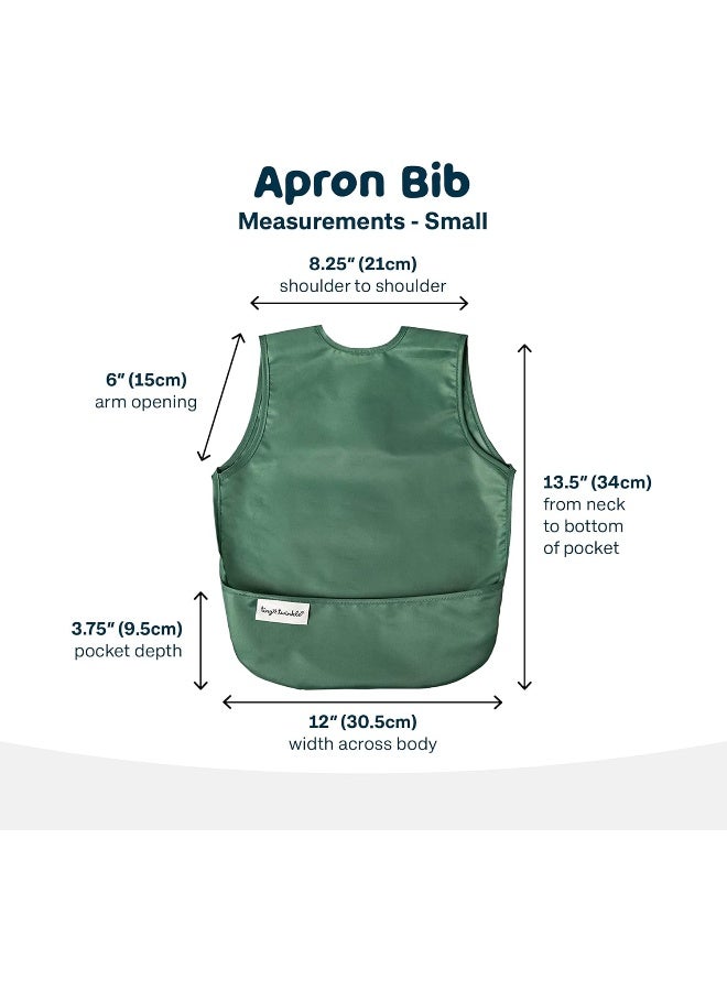 Tiny Twinkle Tiny Twinkle Mess Proof Baby Bib - Waterproof Baby Apron - Machine Washable - PVC, BPA, & Phthalate Free - Great Travel Bib for Baby Eating - Baby Food Bibs  - Image 5